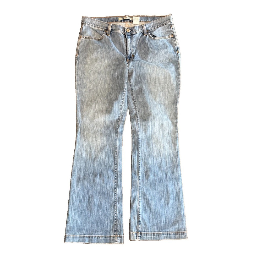 Gap Long And Lean Jeans Womens 12 Light Wash Bootcut Flare Stretch Y2K